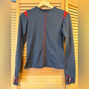 Ice Iceberg Black Top with Red Trim